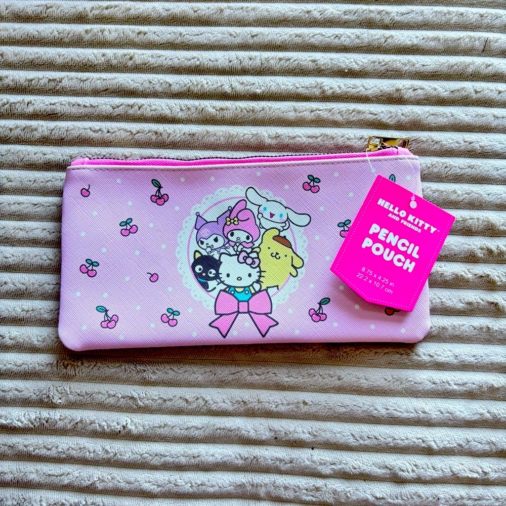 Hello Kitty Pink Pencil Pouch